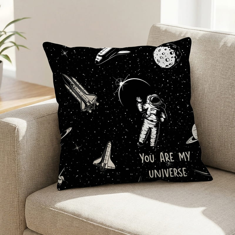 Sen Benim Evrenimsin Tasarımlı Yastık