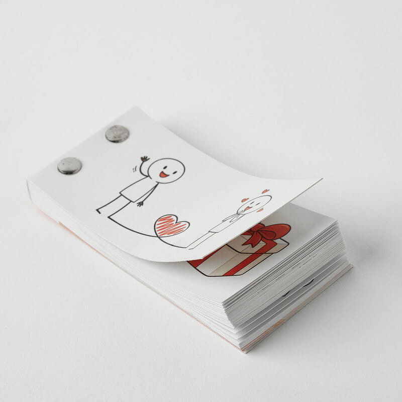 Seni Seviyorum Hareketli Animasyon Kitap - Flip Book