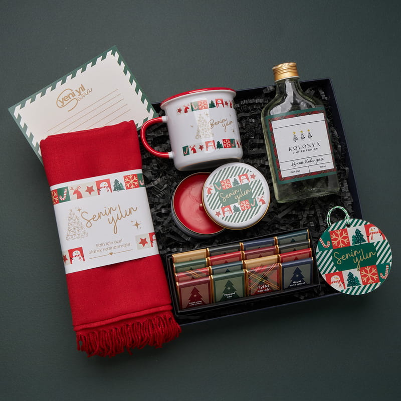 Senin Yılın Kırmızı Kış Masalı Yılbaşı Kutusu