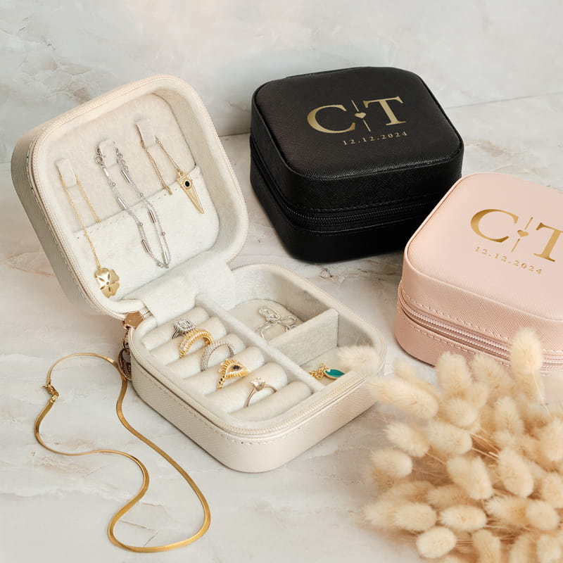 Sevgili Harfler Seyahat Boy Takı Çantası