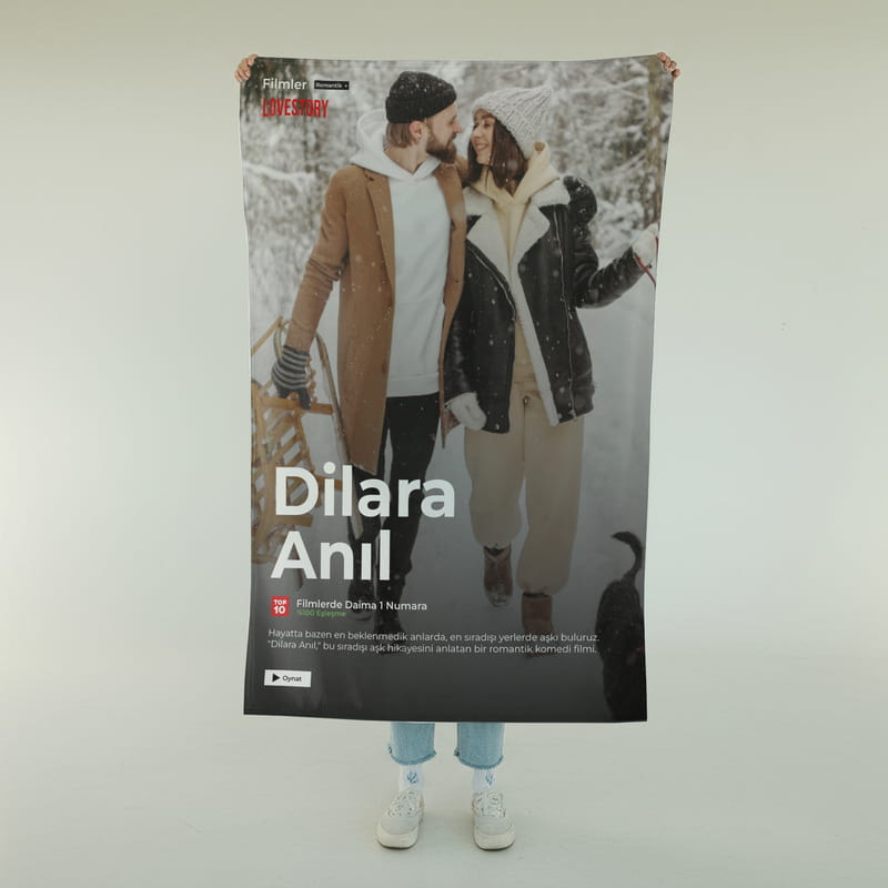 Sevgiliye Özel Lovestory TV Battaniyesi