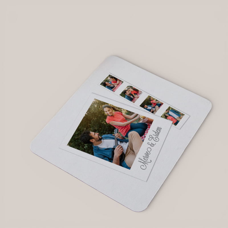 Sevgiliye Yeni İş Hediyesi Fotoğraflı Mouse Pad