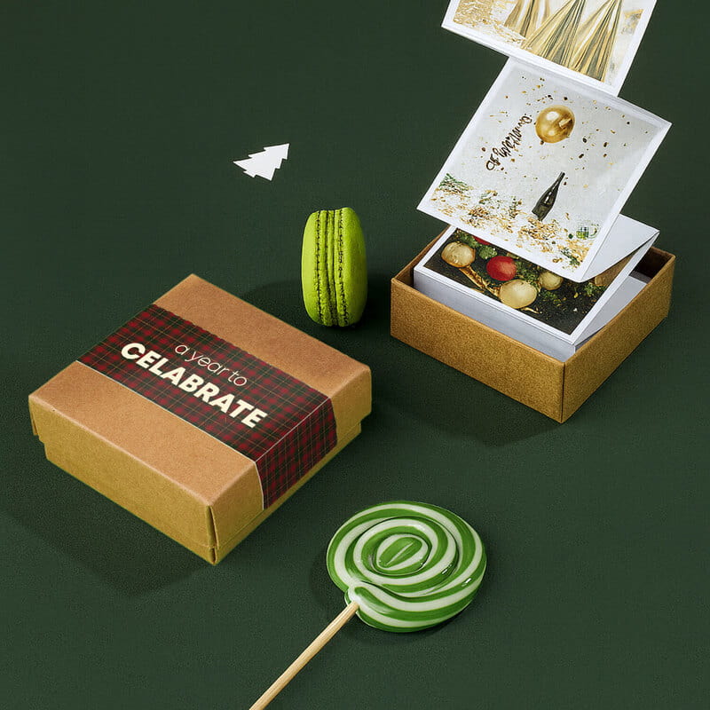 Sevgiliye Yeni Yıl Temalı Hediye Kutusu