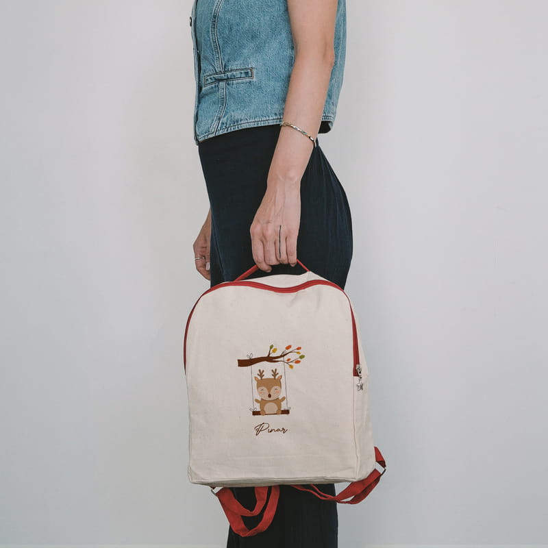 Sevimli Geyik İsimli Sırt Çantası