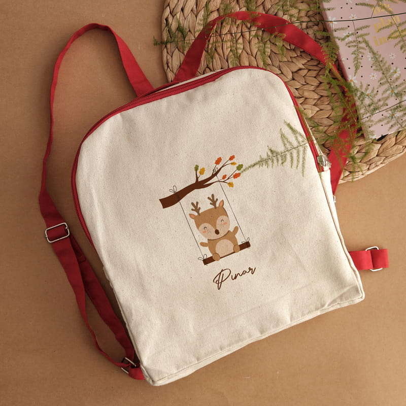 Sevimli Geyik İsimli Sırt Çantası