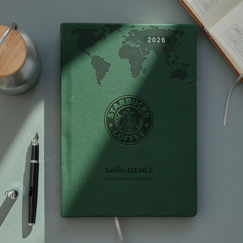 Şirket Marka Logonuza Özel İsimli Prestij Ajandası