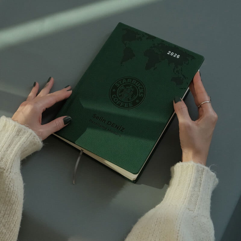 Şirket Marka Logonuza Özel İsimli Prestij Ajandası