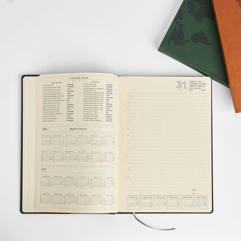 Şirket Marka Logonuza Özel İsimli Prestij Ajandası