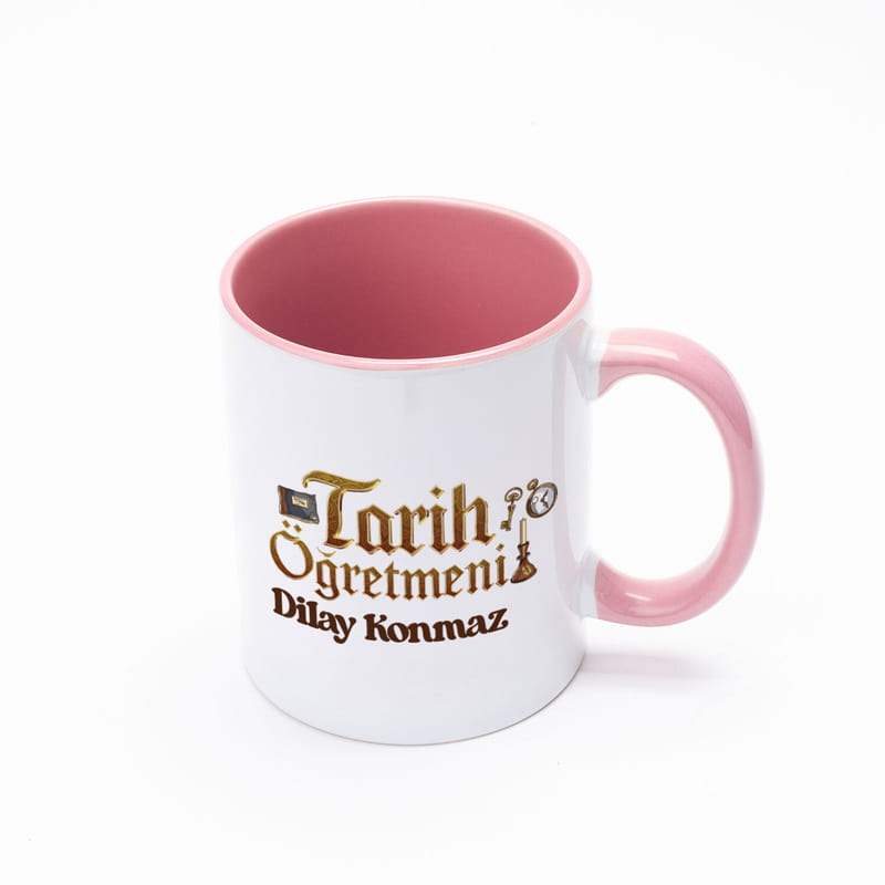 Tarih Öğretmenine Özel İsimli Kupa Bardak
