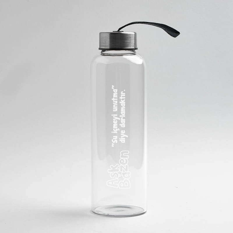 Termos Matara Gümüş Kolyeli Premium Sevgili Hediye Kutusu