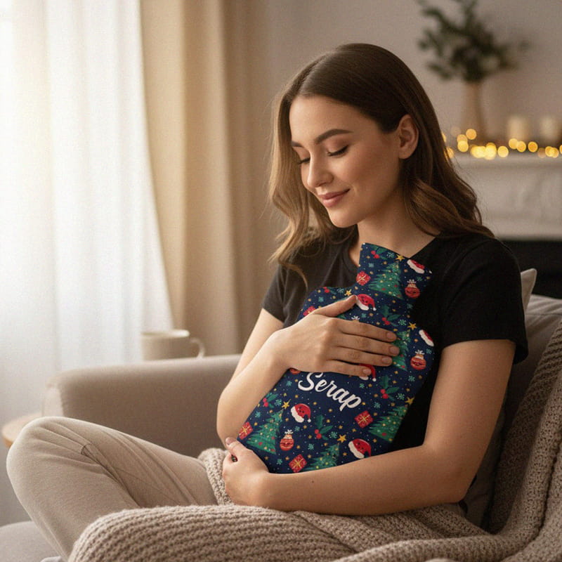 Yeni Yıl Hediyesi İsme Özel Sıcak Su Torbası