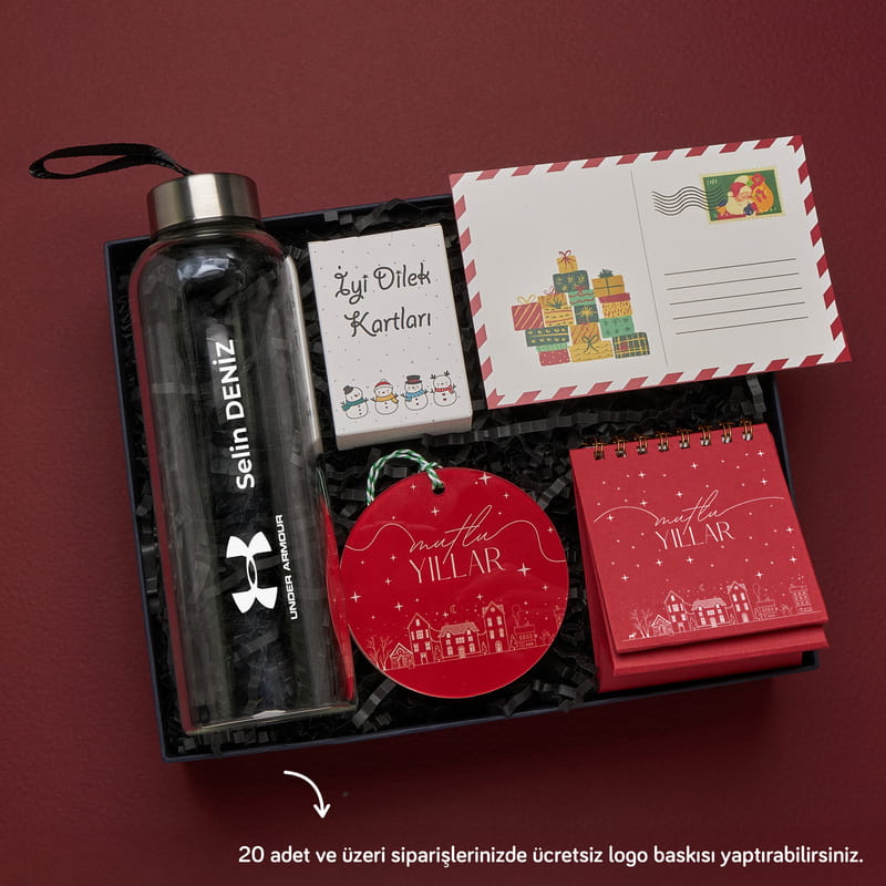 Yeni Yıla Mesajım Yılbaşı Hediye Kutusu