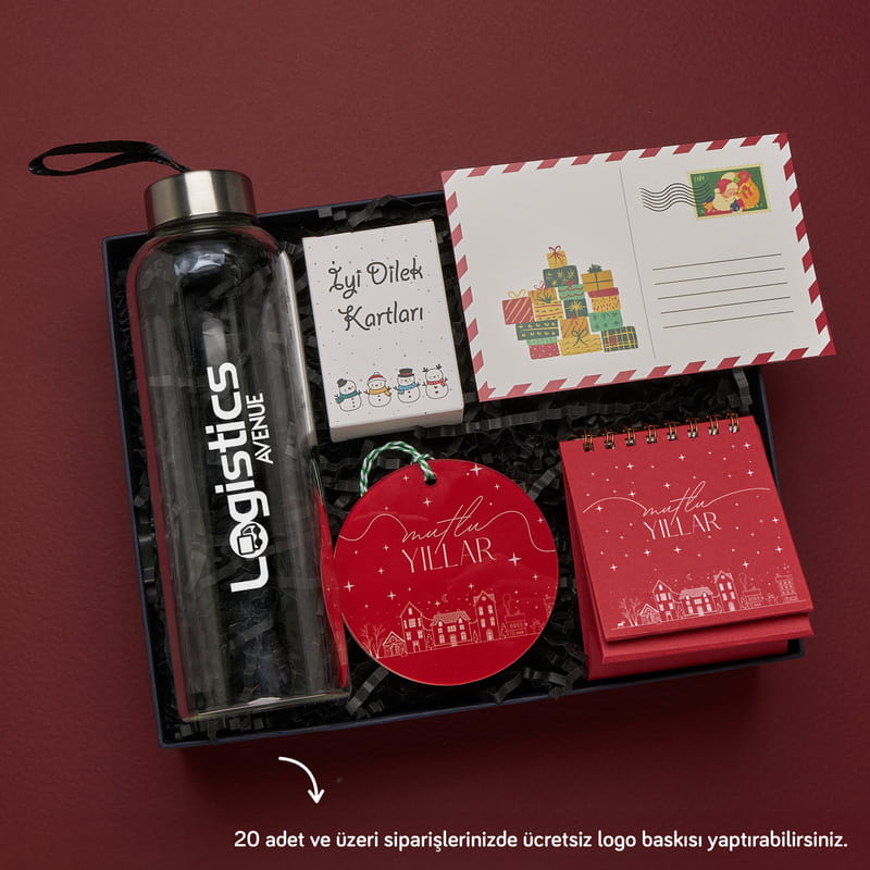 Yeni Yıla Mesajım Yılbaşı Hediye Kutusu