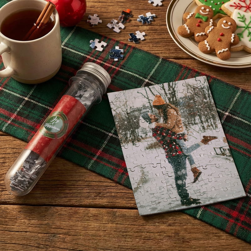Yılbaşı Özel Fotoğraflı Kapsül Puzzle