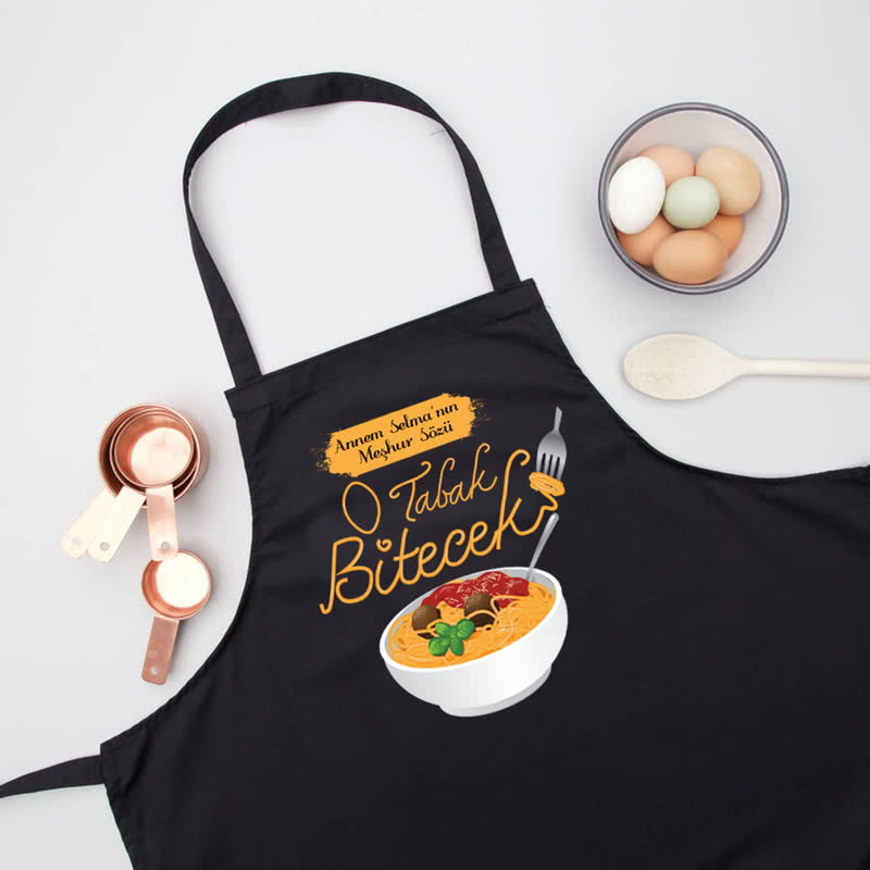 Annelere Özel Esprili Mutfak Önlüğü