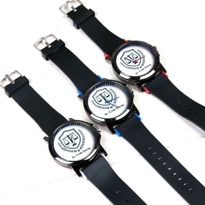 Avukata Hediye Baskılı Kol Saati