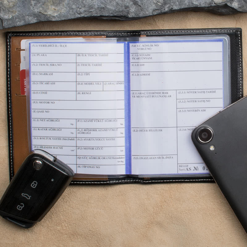 İsim Yazılı Ruhsat Kabı