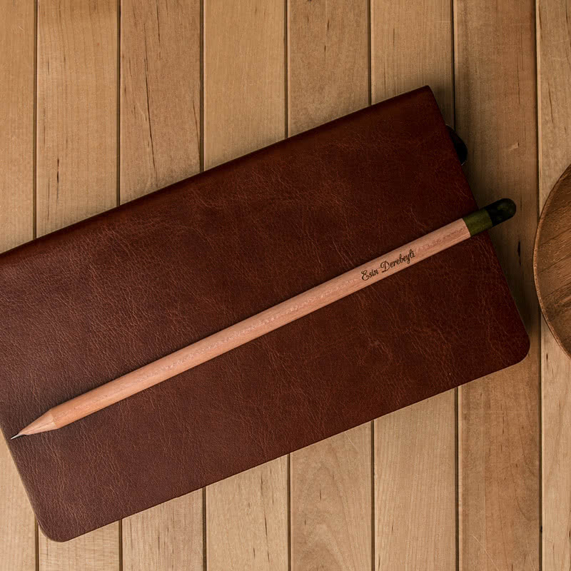 Karaçam Tohumlu Organik Kişiye Özel 5li Kalem Seti