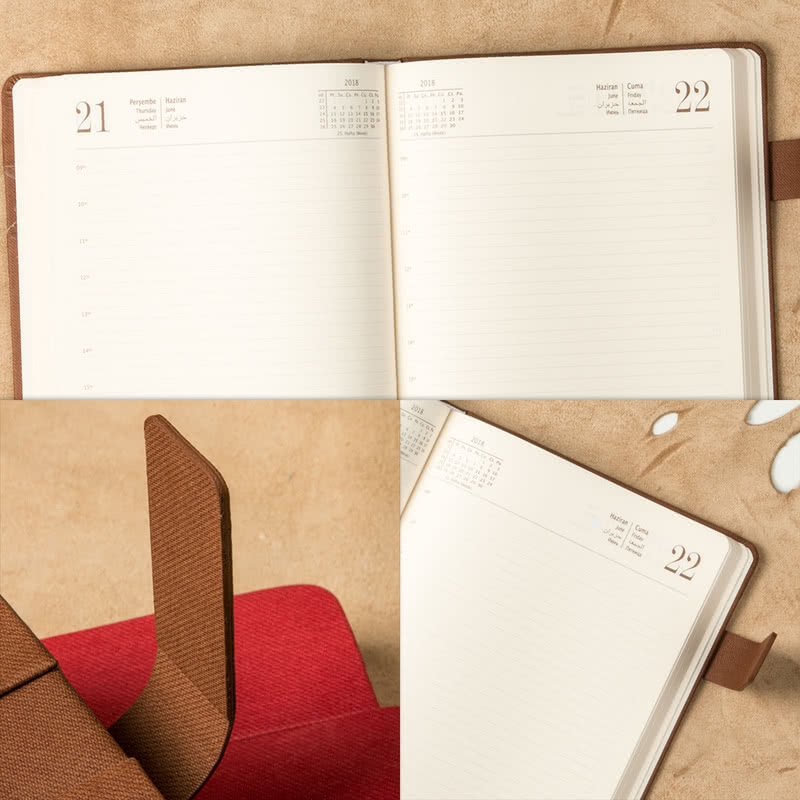 İsim ve Unvan Yazı Kişiye Özel Ajanda