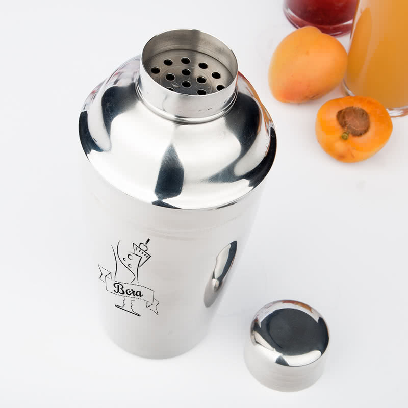 Kokteyl Tasarımlı İsme Özel Shaker