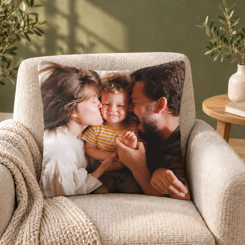 Aileye Özel Fotograf Baskılı Yastık