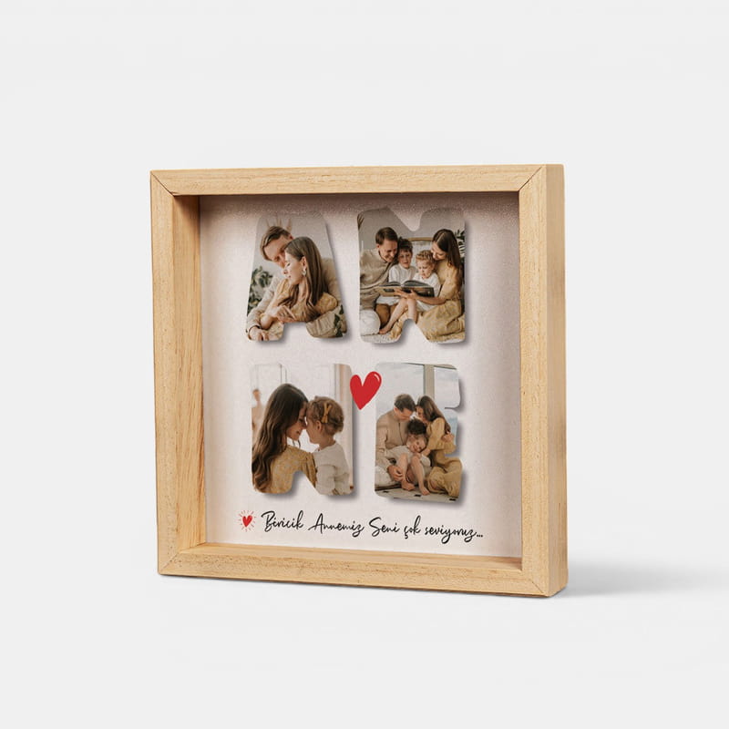 ANNE Fotoğraflı Ahşap Tablo