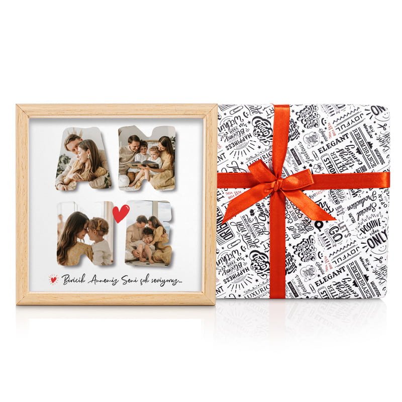 ANNE Fotoğraflı Ahşap Tablo