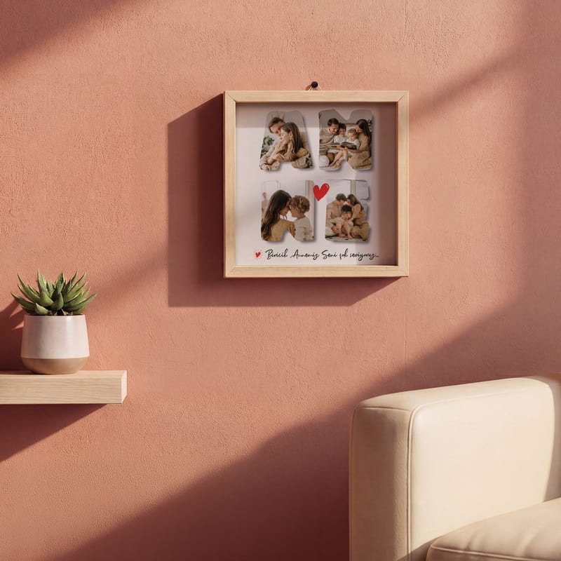 ANNE Fotoğraflı Ahşap Tablo