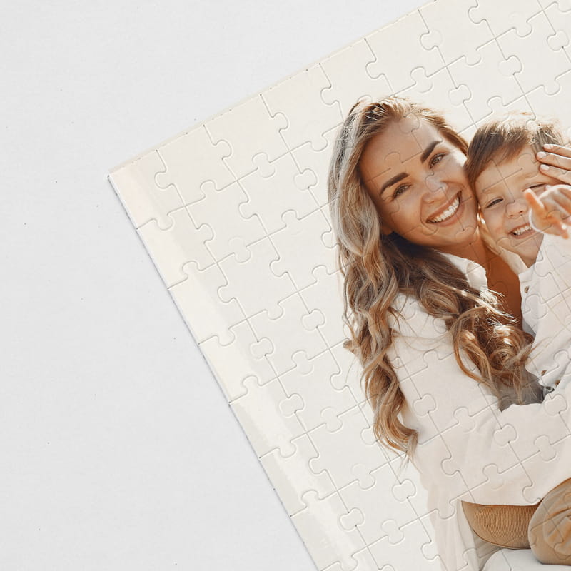 Anne Hediyesi Fotoğraf Baskılı Kapsül Şişeli Mini Puzzle