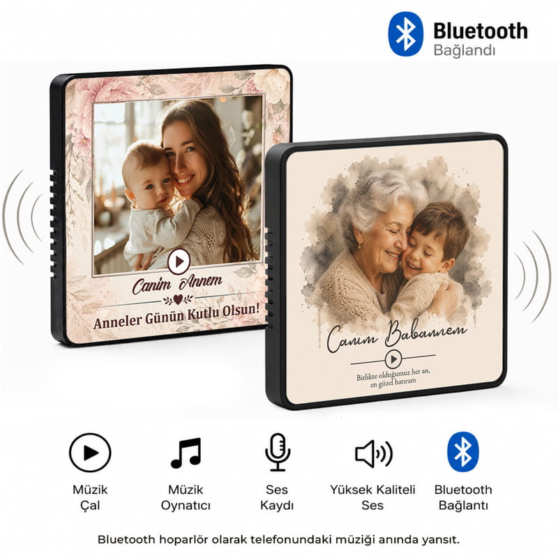 Anne Sevgim Ses Kayıt & MP3 Özellikli Sihirli Magnet