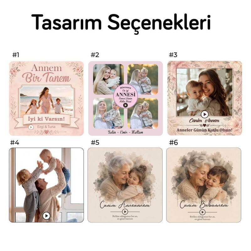 Anne Sevgim Ses Kayıt & MP3 Özellikli Sihirli Magnet