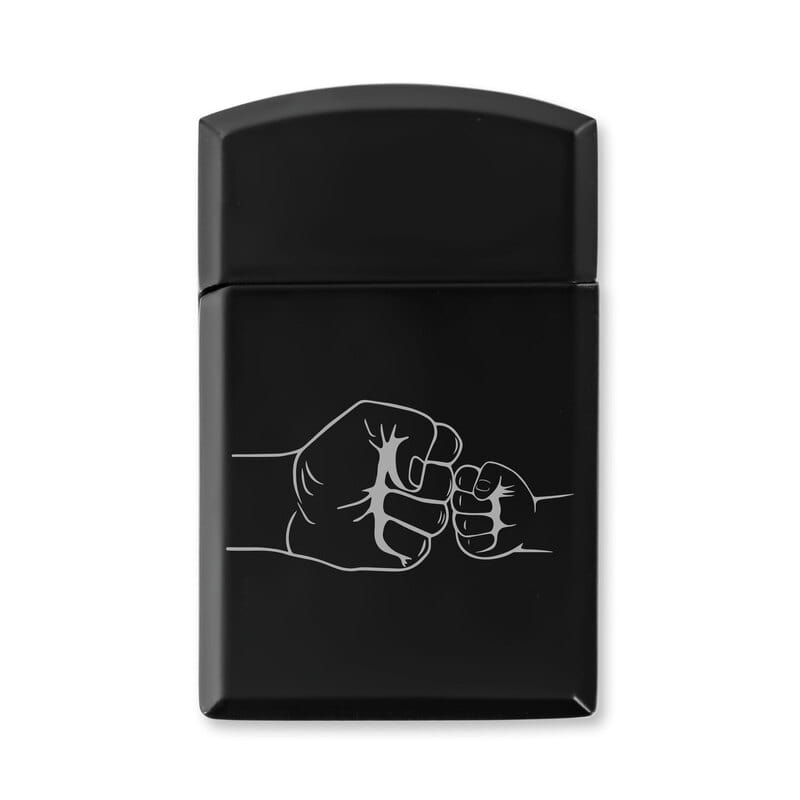 Baba Çocuk Yumruk Selamı Metal Çakmak