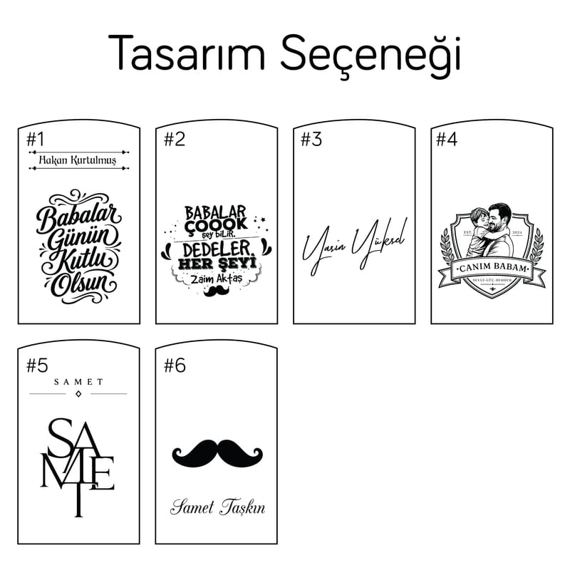 BABA Serisi Kişiye Özel Çakmak - Tasarım Seçenekli