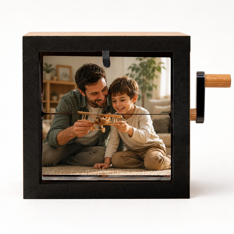 Babaya Özel Mesaj Fotoğraflı Animasyon Flipbox