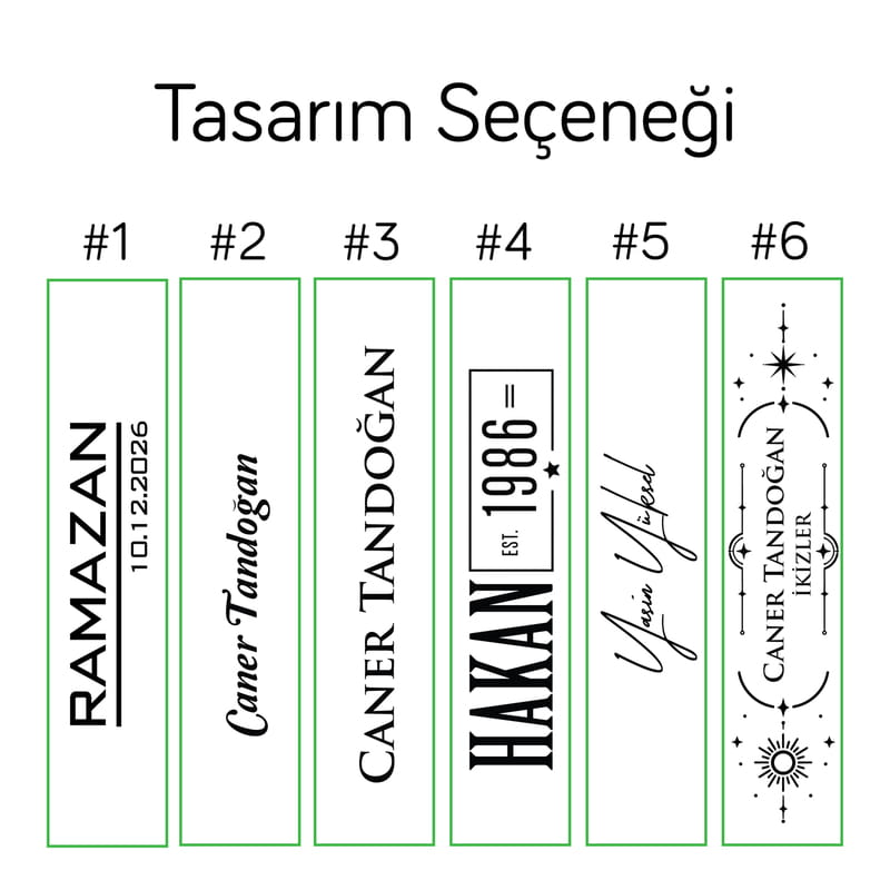 Doğum Günü İsim ve Tarihli Özel Metal Çakmak