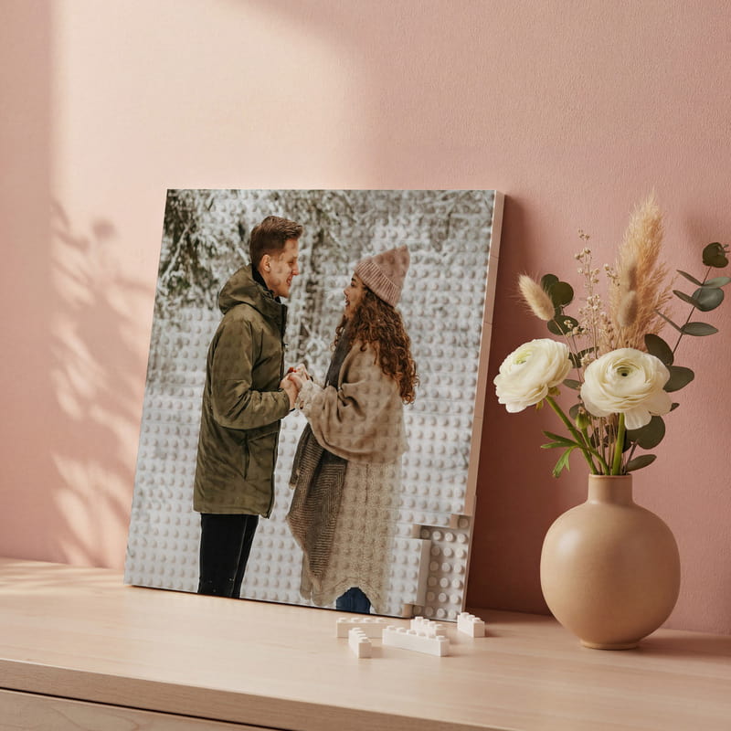 Efekt Seçenekli Kişiye Özel Kutulu Brick Puzzle - 200 Parça