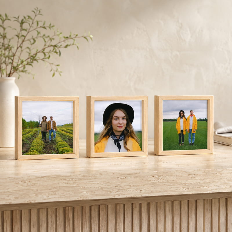 Fotoğraf Baskılı 3'lü Mini Tablo Seti
