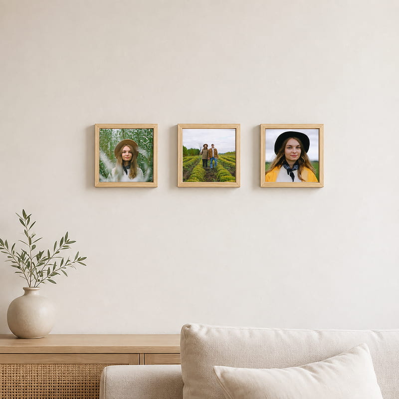 Fotoğraf Baskılı 3'lü Mini Tablo Seti
