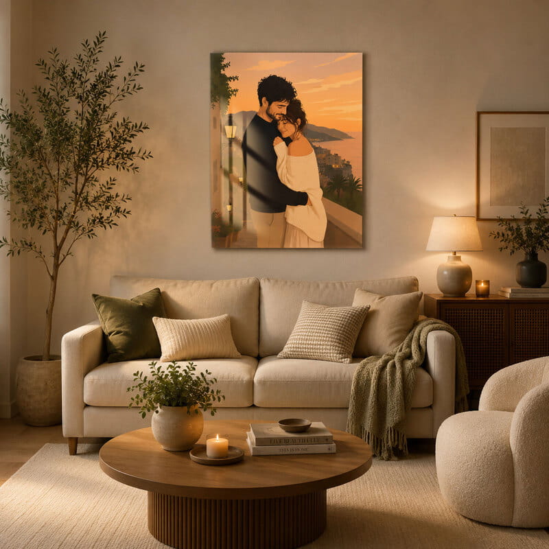 Fotoğrafınıza Özel Büyük Cam Tablo - 90x140 Cm Efekt Seçenekli