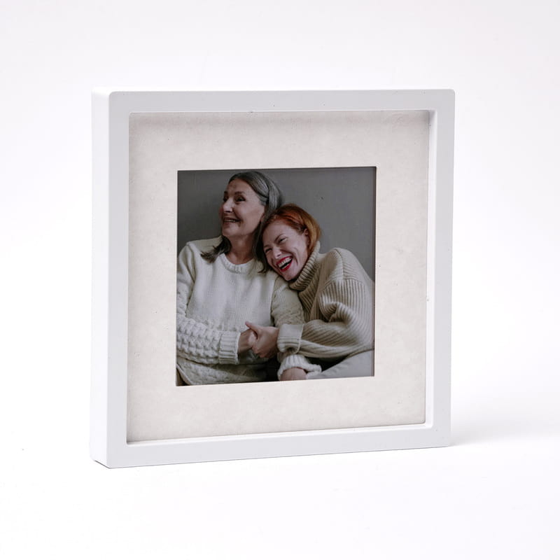 İncili Fular ve Fotoğraf Çerçeveli Anneler Günü Hediye Kutusu