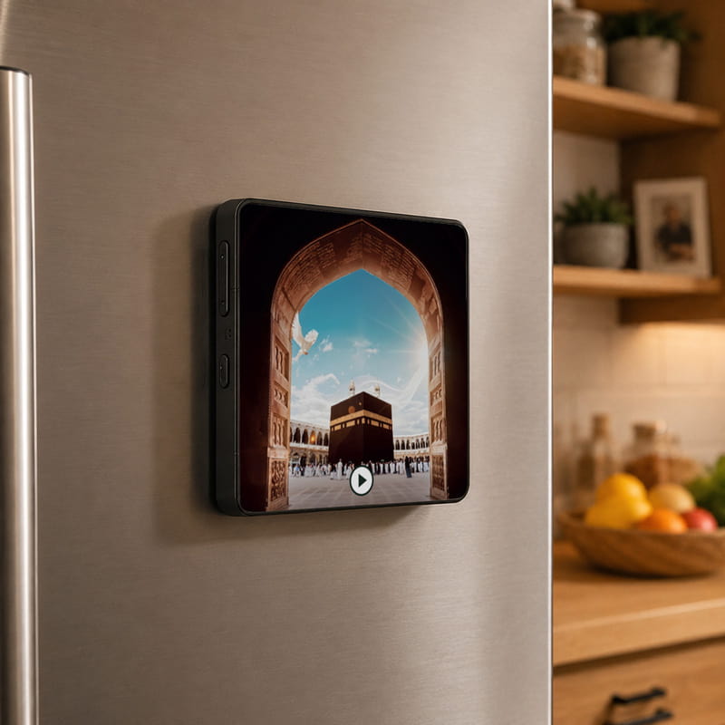 İslami Temalı Bluetooth Hoparlör Özellikli Magnet