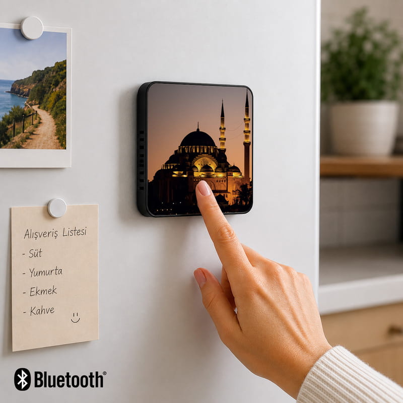 İslami Temalı Bluetooth Hoparlör Özellikli Magnet