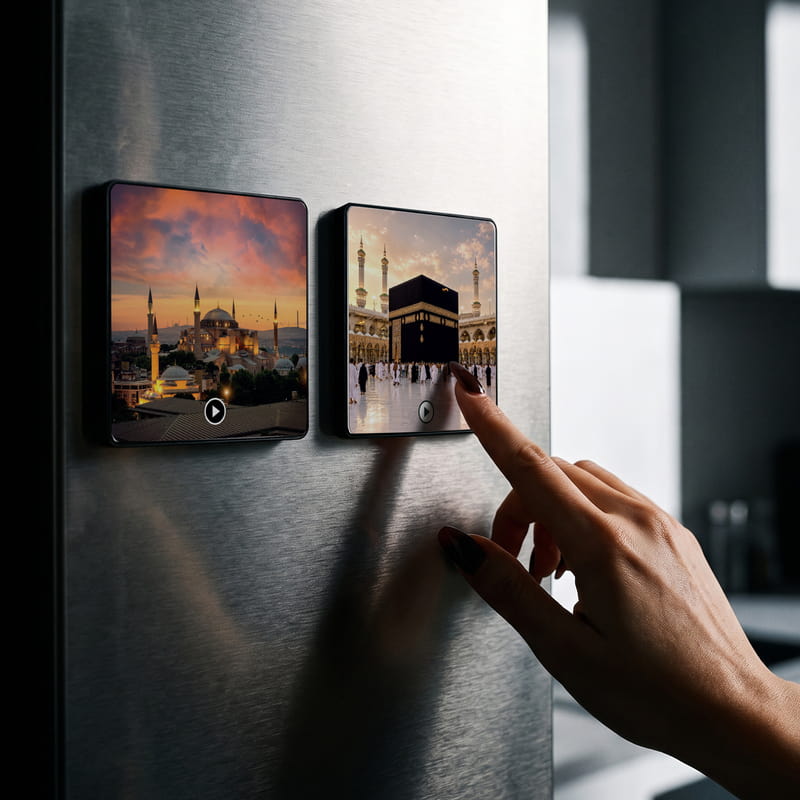 İslami Temalı Bluetooth Hoparlör Özellikli Magnet