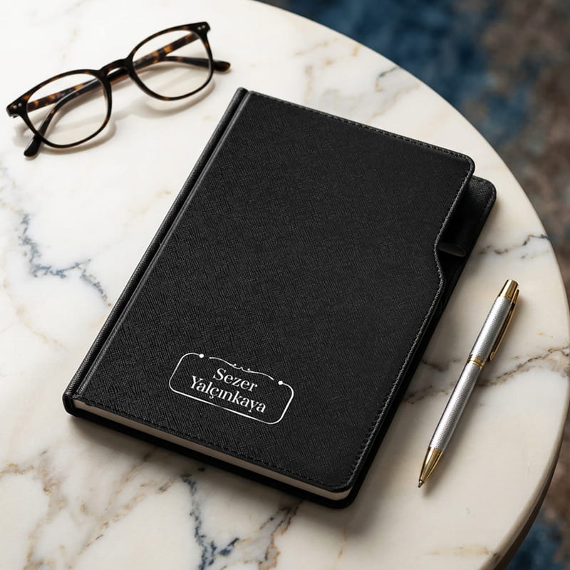 İsme Özel Hediyelik Ajanda - Deri Ajanda Defter