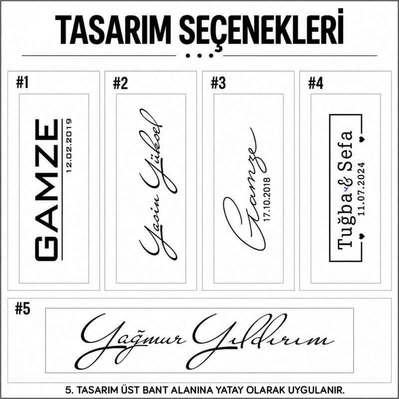 İsme Özel Kulplu Çelik Termos - Tasarım Seçenekli