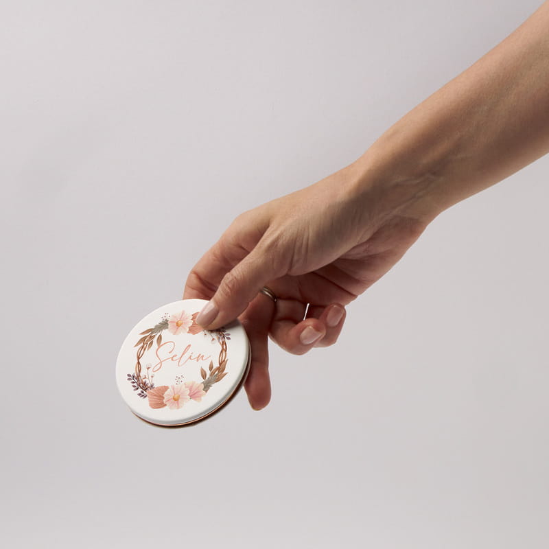 İsme Özel Makyaj Aynası - 6 Tasarım Seçeneği