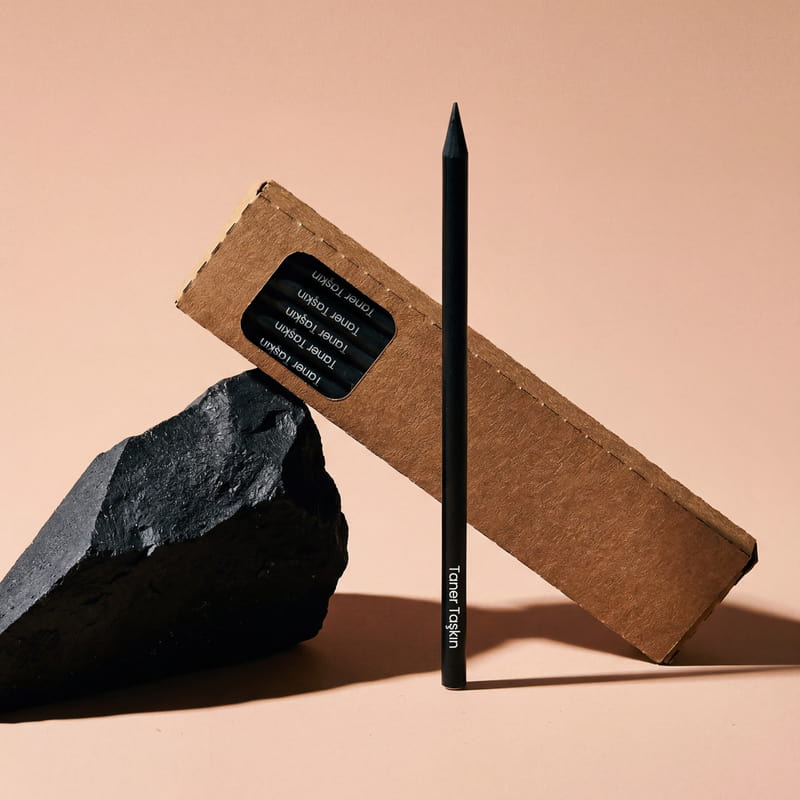 İsme Özel Siyah 6’lı Kurşun Kalem Seti