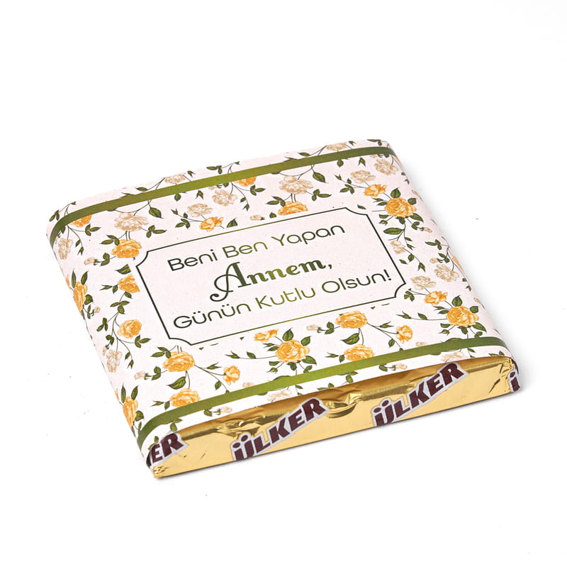 Kahve Sever Anneye Kişiye Özel Fincanlı Hediye Kutusu