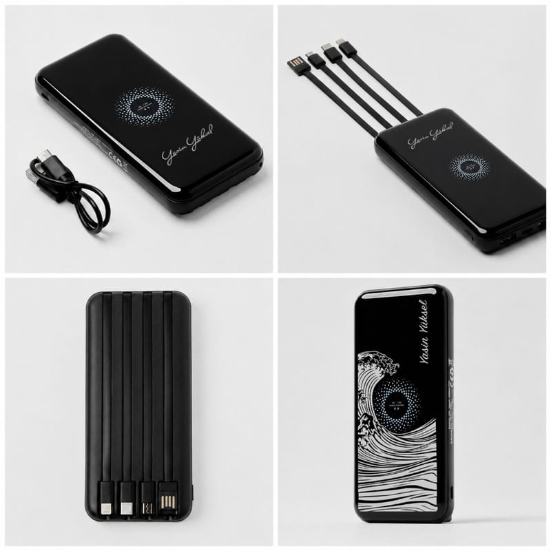 Kişiye Özel 10.000 mAh Magsafe Taşınabilir PowerBank - Tasarım Seçenekli