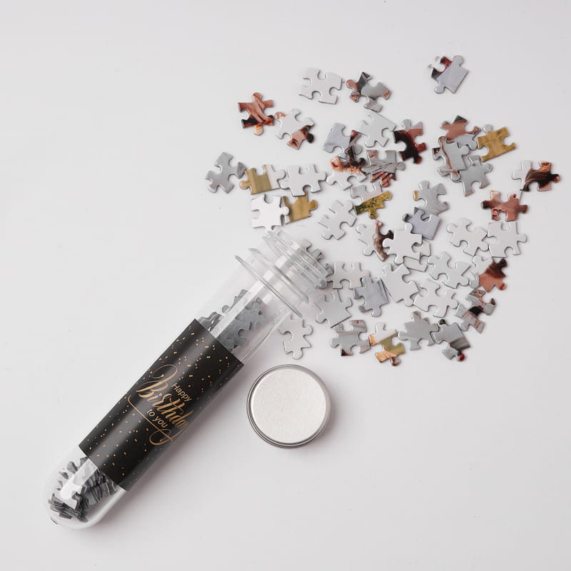 Kişiye Özel Defter ve Puzzle Doğum Günü Hediye Kutusu
